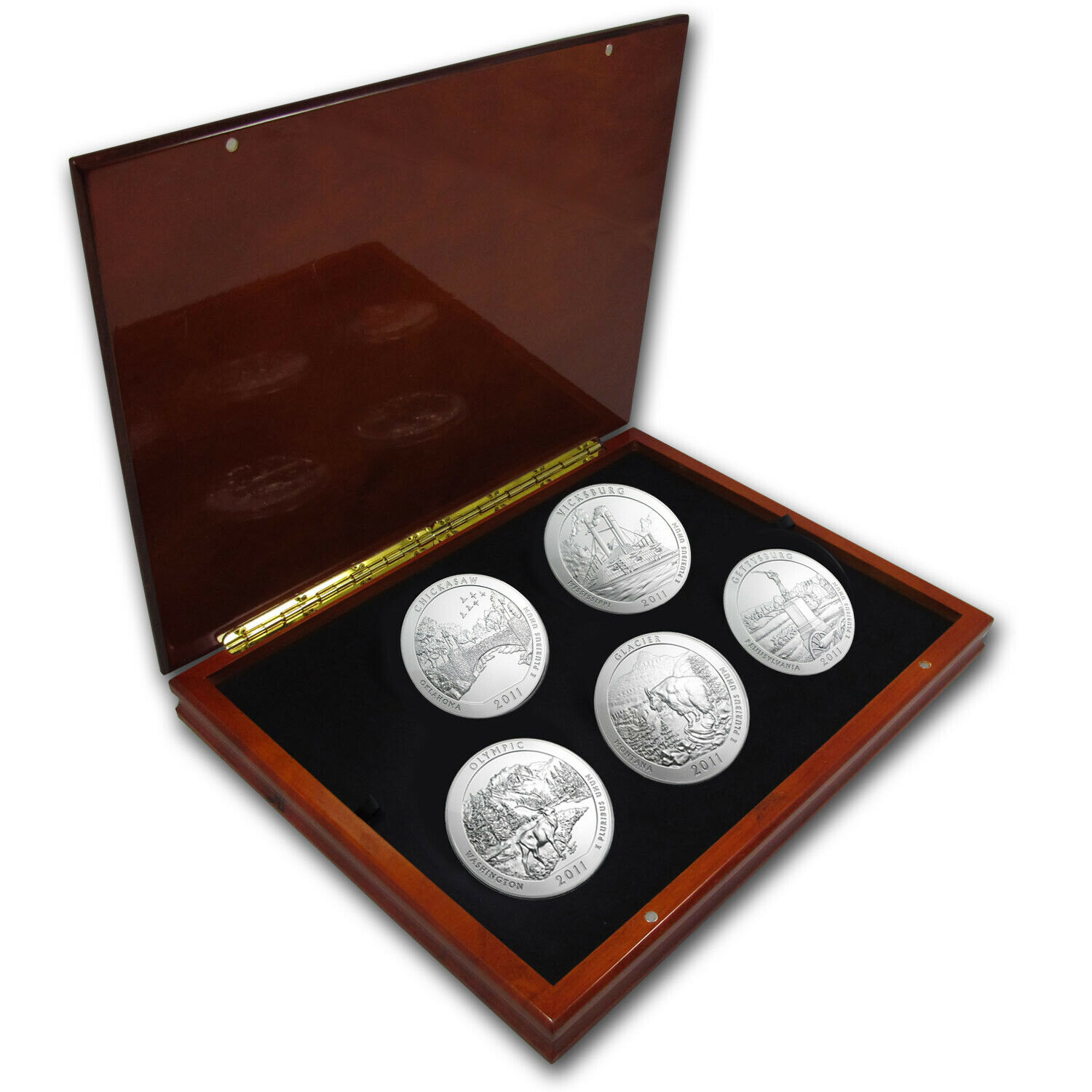 25 oz Silver ATB – 2011 Complete Set - Presentation case not included