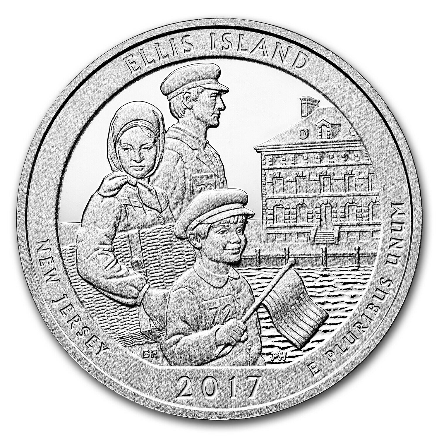 5 oz Silver ATB – Ellis Island