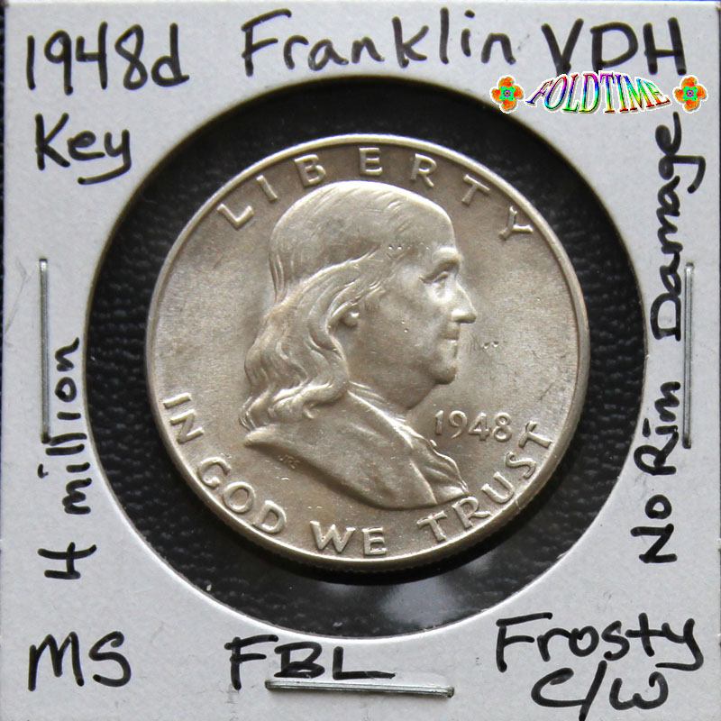 Franklin Half Dollar — 1948-D (BU)