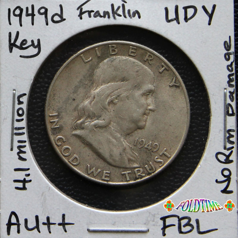 Franklin Half Dollar — 1949-D (BU)