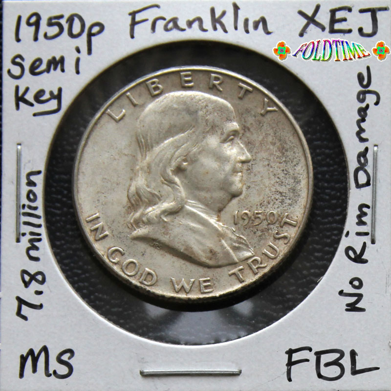 Franklin Half Dollar — 1950-P (BU)