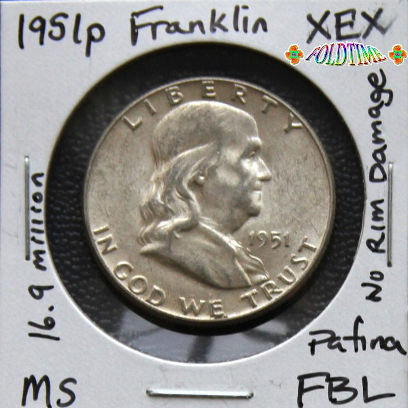 Franklin Half Dollar — 1951-P (BU)