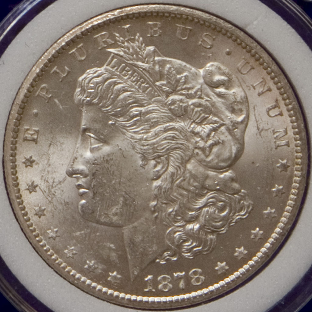 Morgan Dollar — 1878-CC (BU)