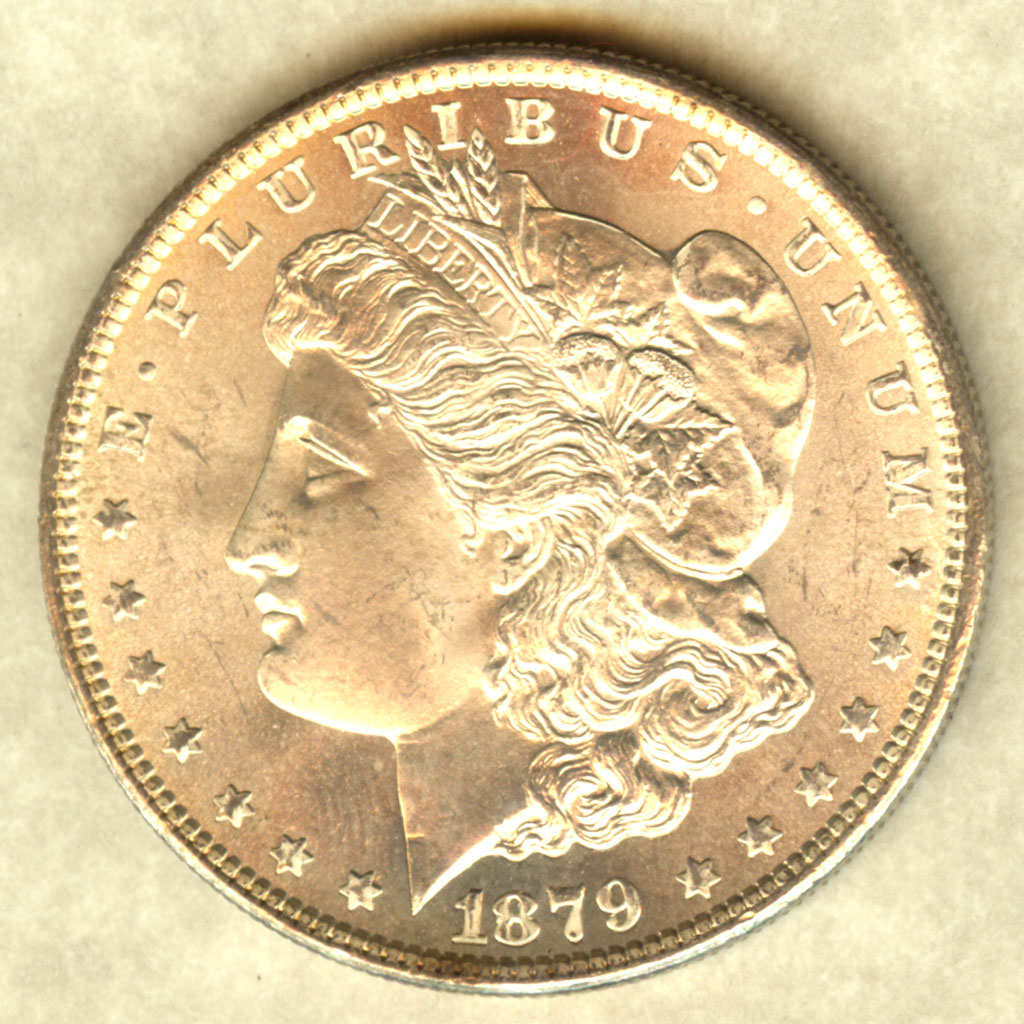 Morgan Dollar — 1879-S-Toned (BU)