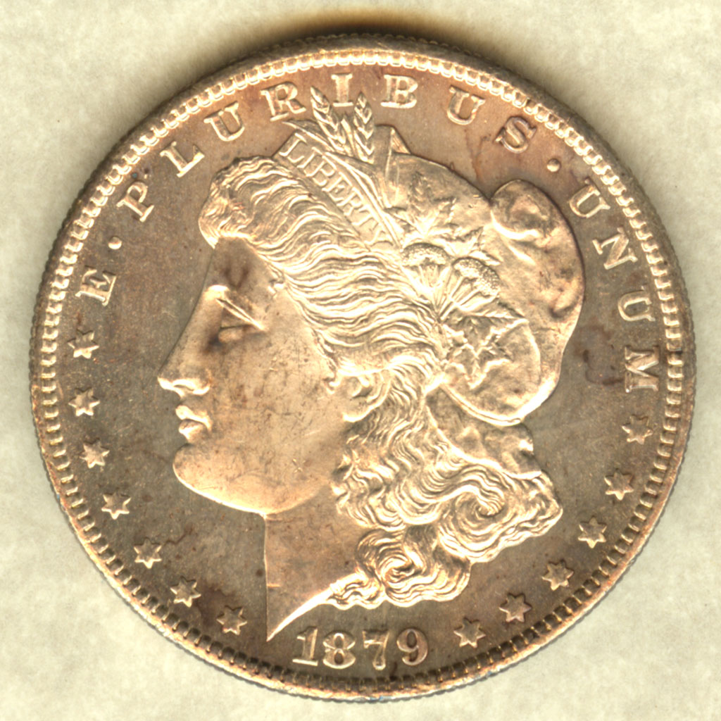 Morgan Dollar — 1879-S-Toned (BU)