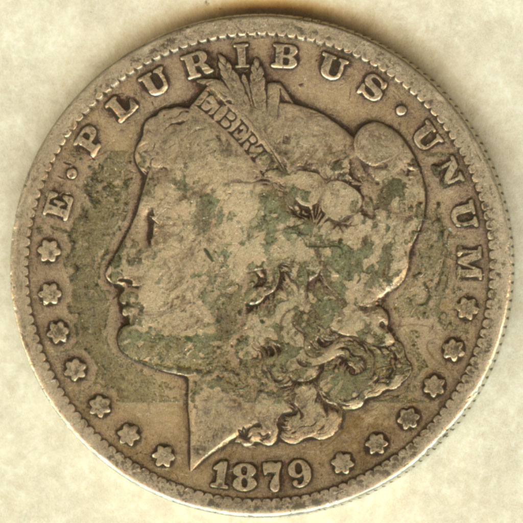 Morgan Dollar — 1879-O (F)