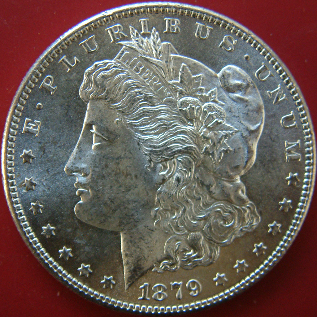 Morgan Dollar — 1879-S-Toned (BU)