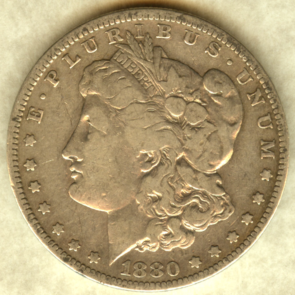 Morgan Dollar — 1880-P (VF)
