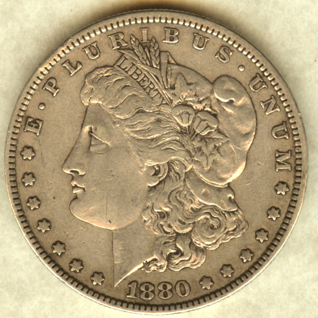 Morgan Dollar — 1880-P (XF)