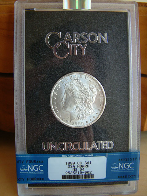 Morgan Dollar — 1880-CC (MS64)