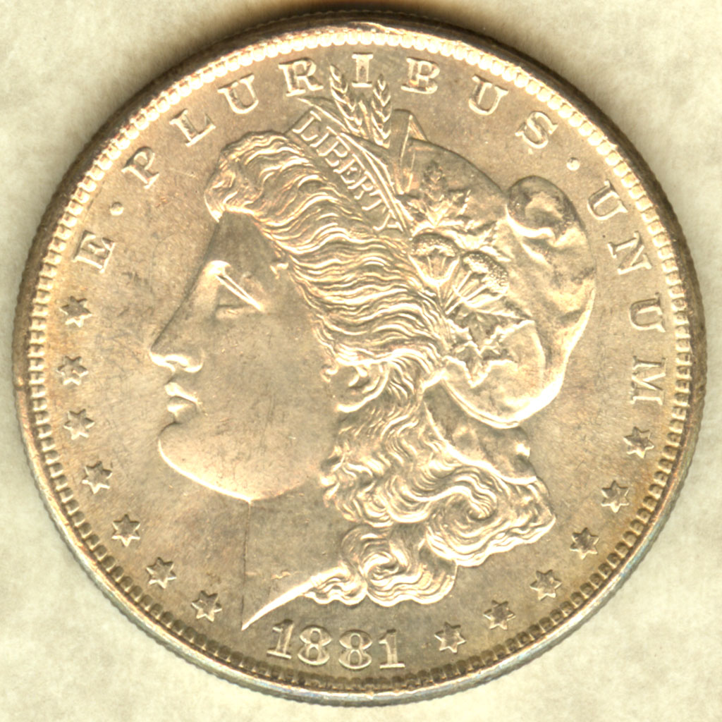Morgan Dollar — 1881-S (BU)