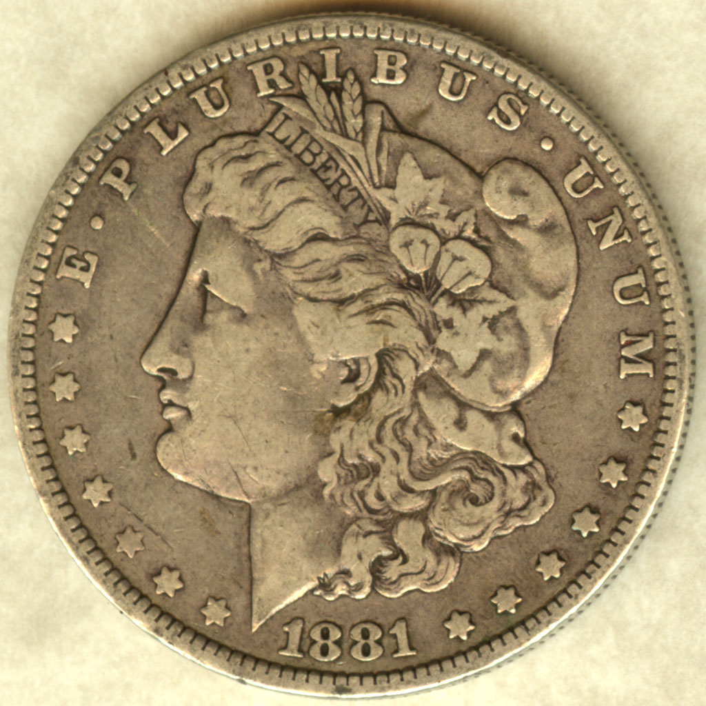 Morgan Dollar — 1881-O (VF)