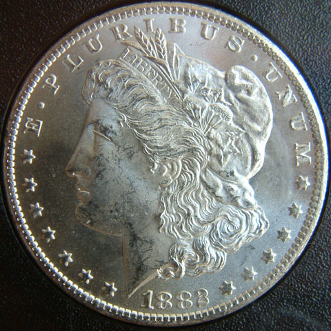Morgan Dollar — 1882-CC-GSA (MS)