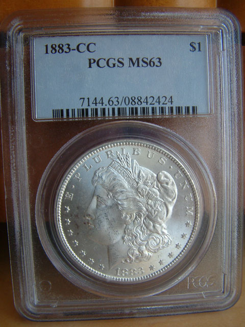 Morgan Dollar — 1883-CC (MS63)