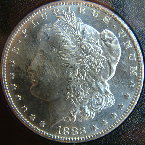 Morgan Dollar — 1883-CC (MS GSA)