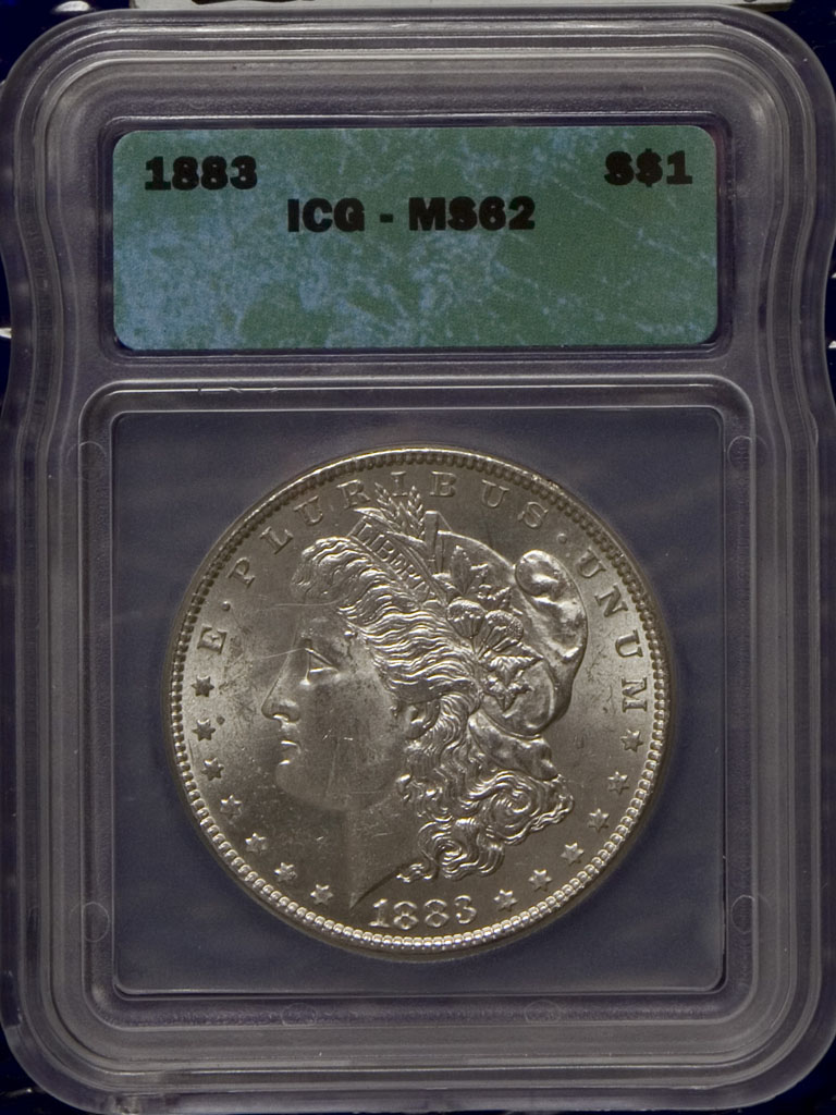 Morgan Dollar — 1883-P (MS62)