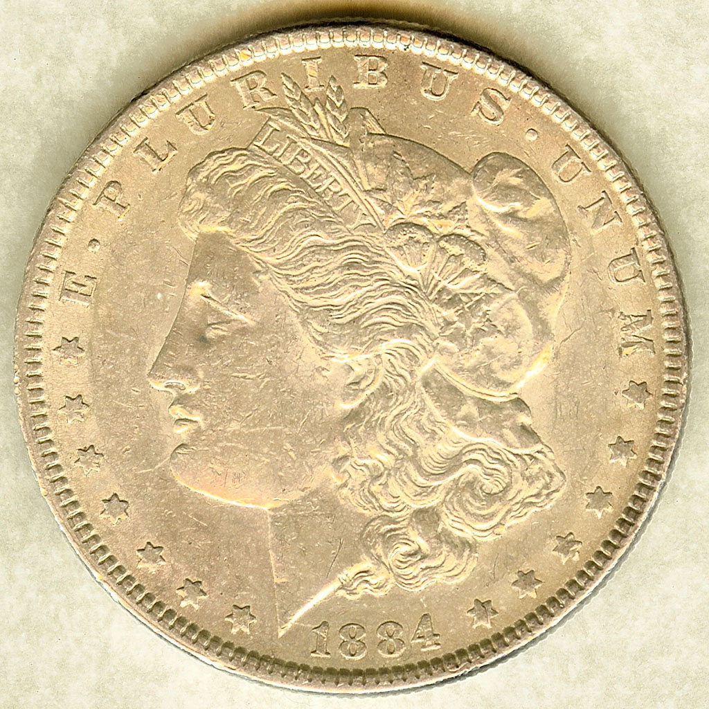 Morgan Dollar — 1884-O (AU)