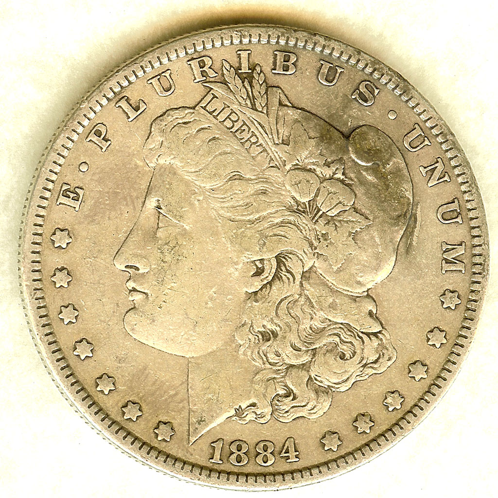 Morgan Dollar — 1884-P (VF)