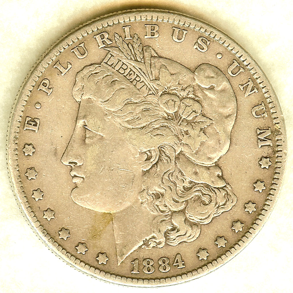 Morgan Dollar — 1884-P (VF)