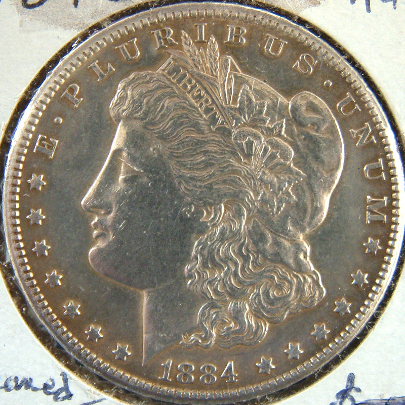Morgan Dollar — 1884-CC (BU)