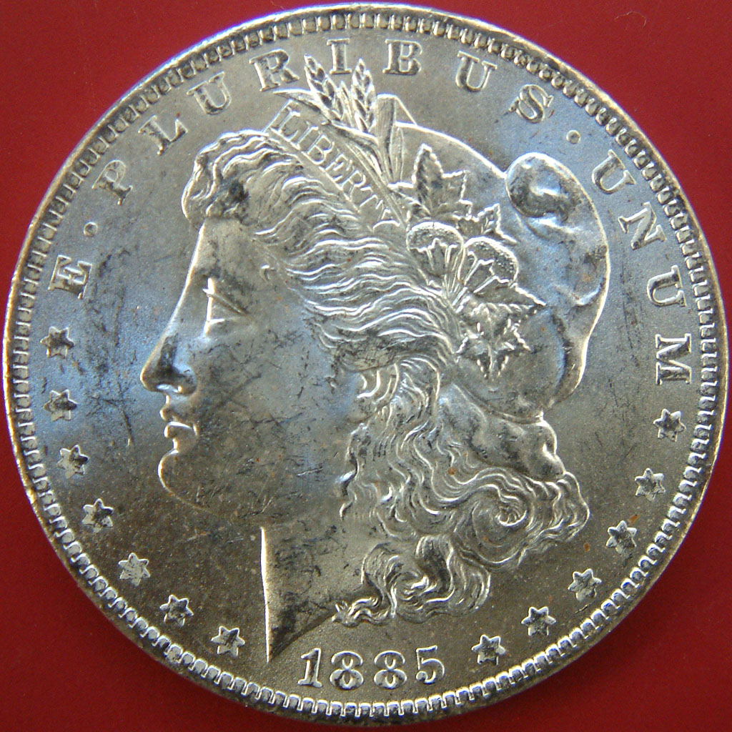 Morgan Dollar — 1885-O (BU)