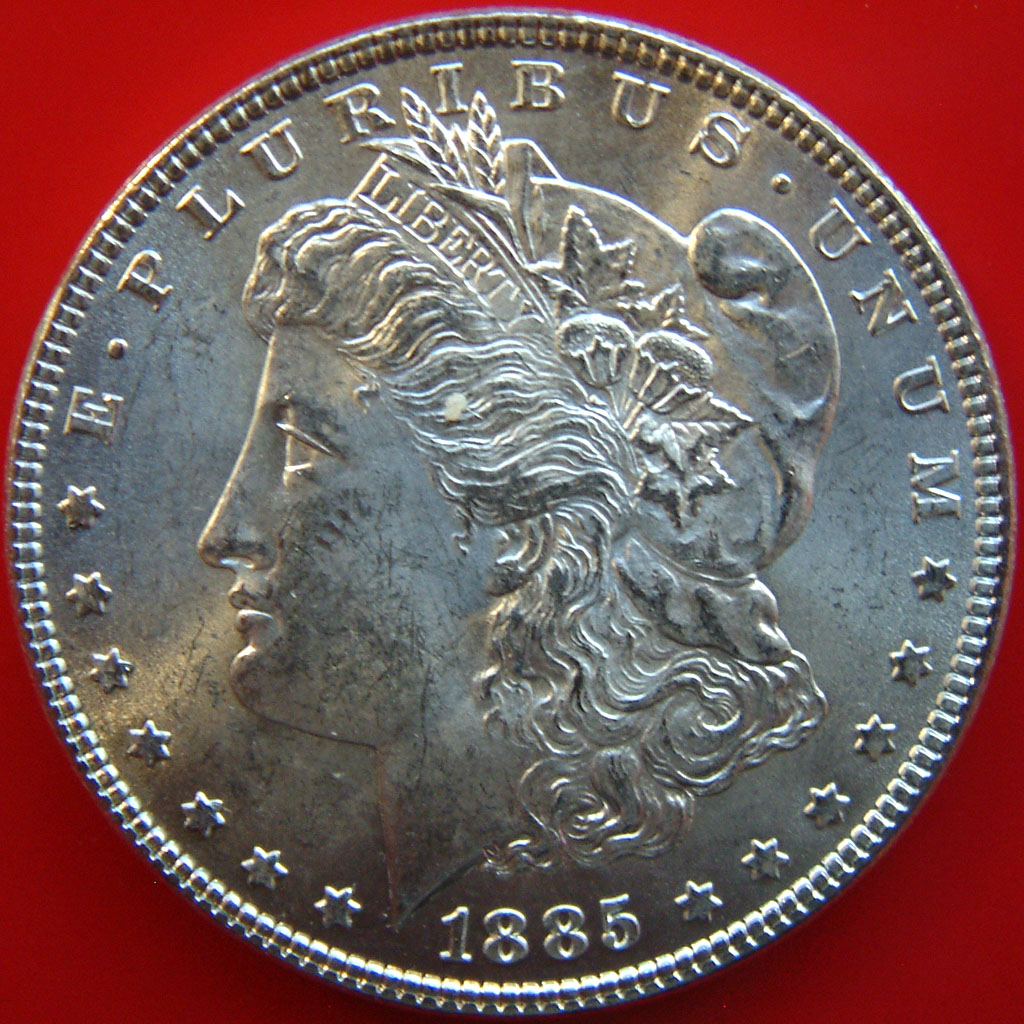 Morgan Dollar — 1885-P (BU)