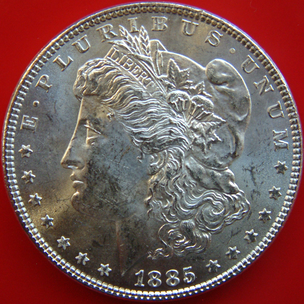 Morgan Dollar — 1885-P (BU)