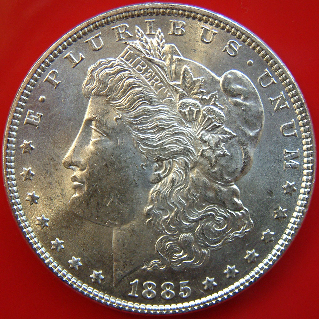 Morgan Dollar — 1885-P (BU)