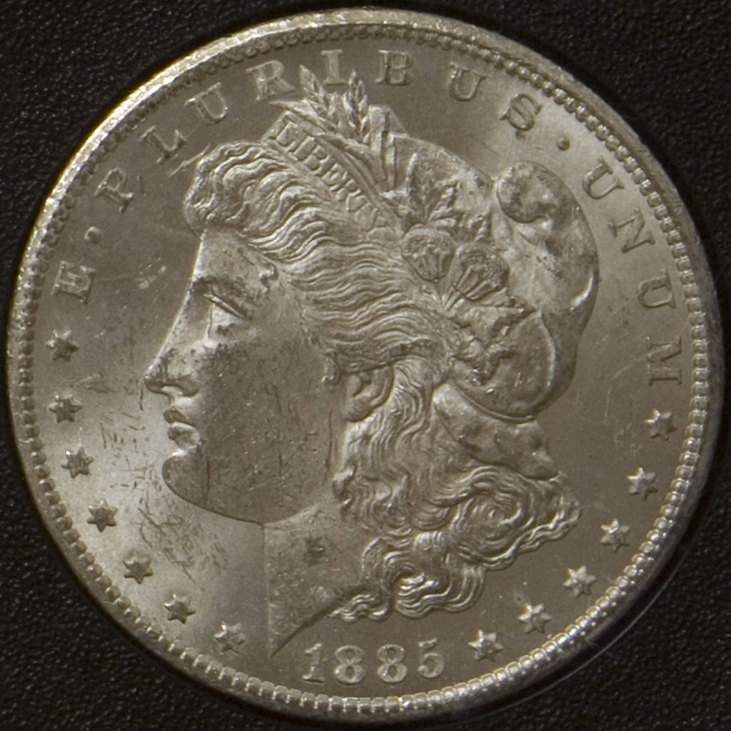 Morgan Dollar — 1885-CC-GSA (BU)