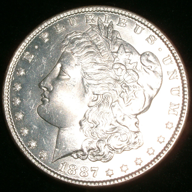 Morgan Dollar — 1887-P (BU)