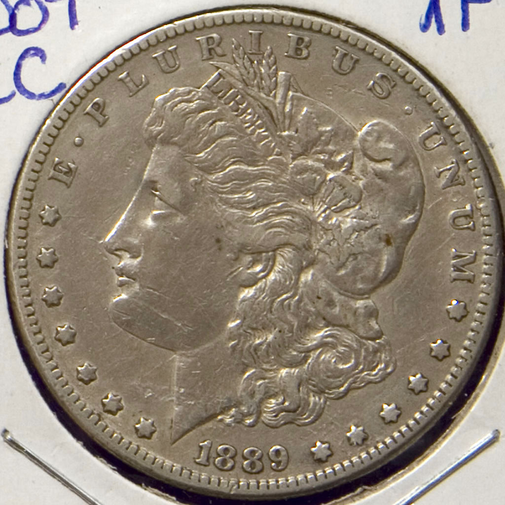 Morgan Dollar — 1889-CC (XF)