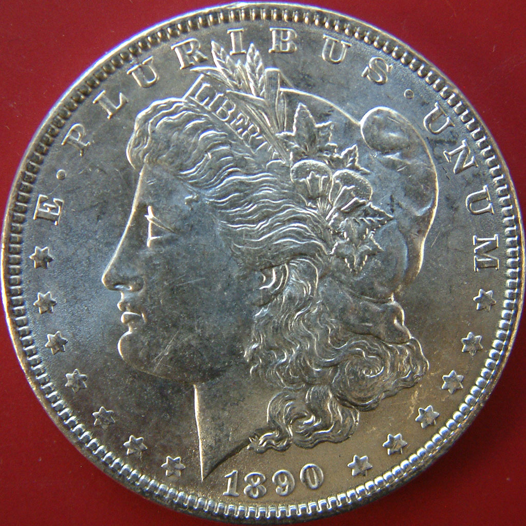 Morgan Dollar — 1890-P (BU)