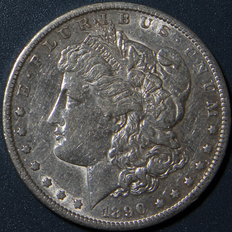 Morgan Dollar — 1890-S (AU)