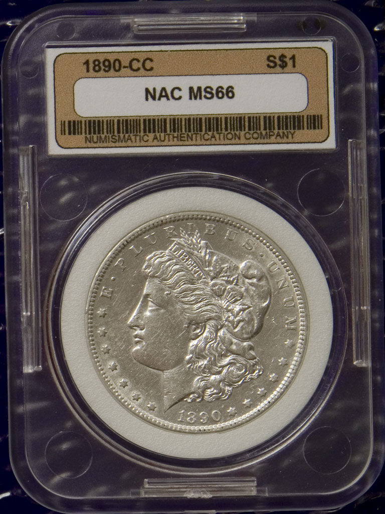Morgan Dollar — 1890-CC (BU)