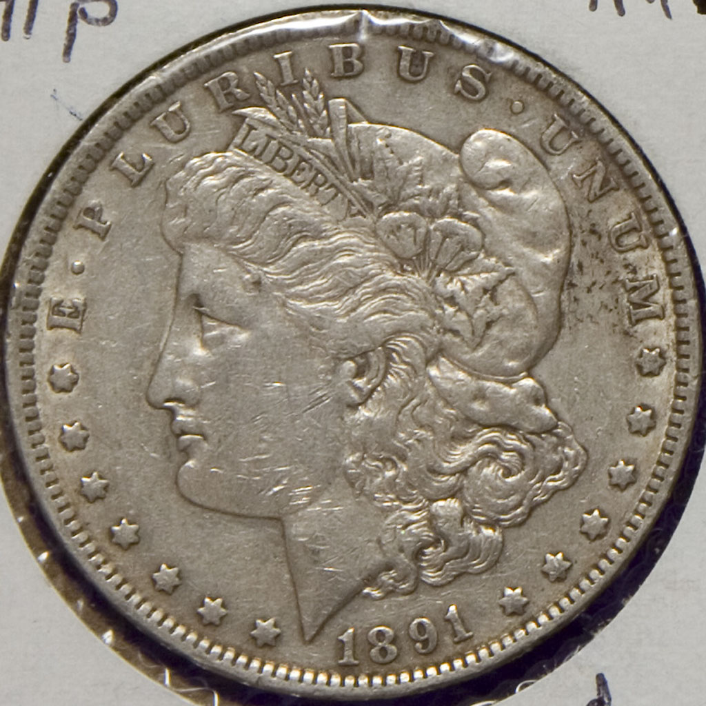 Morgan Dollar — 1891-P (XF)