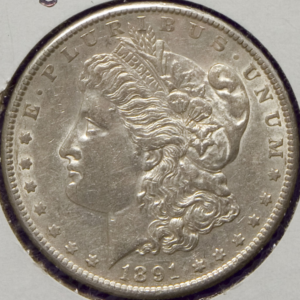 Morgan Dollar — 1891-S (AU)