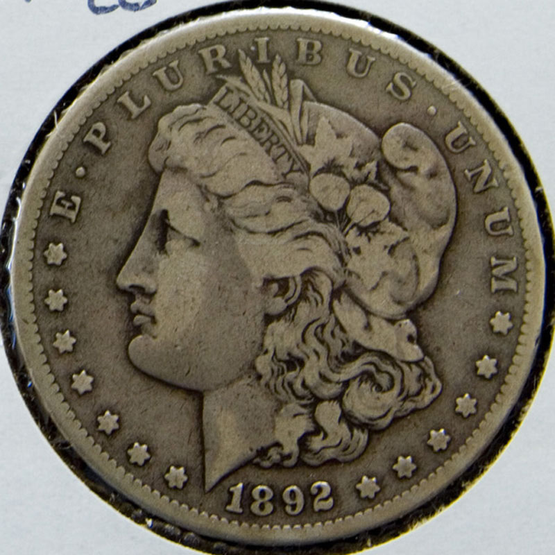 Morgan Dollar — 1892-CC (XF)