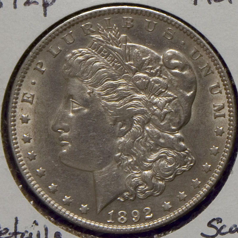 Morgan Dollar — 1892-P (AU)