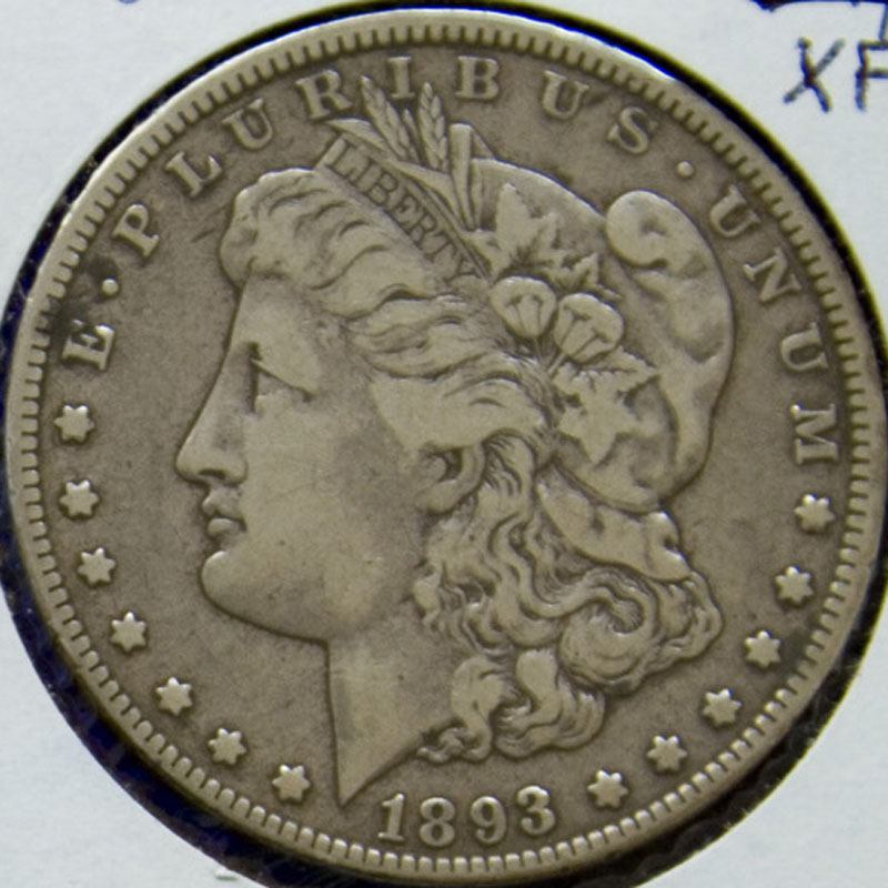 Morgan Dollar — 1893-O (XF)