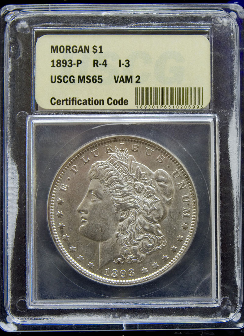 Morgan Dollar — 1893-P (MS)