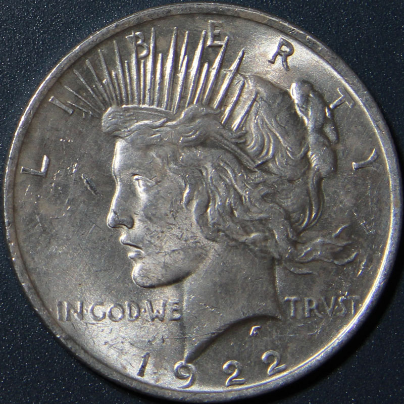 Peace Dollar — 1922 P (BU)